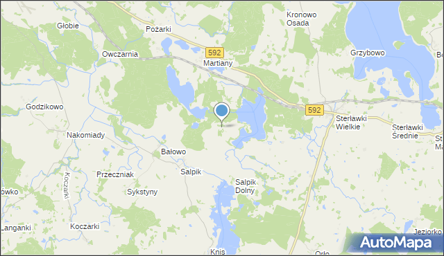 mapa Salpik Średni, Salpik Średni na mapie Targeo